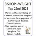 BISHOP - WRIGHT