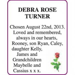 DEBRA ROSE TURNER