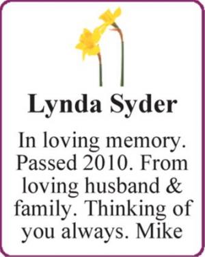 Lynda Syder