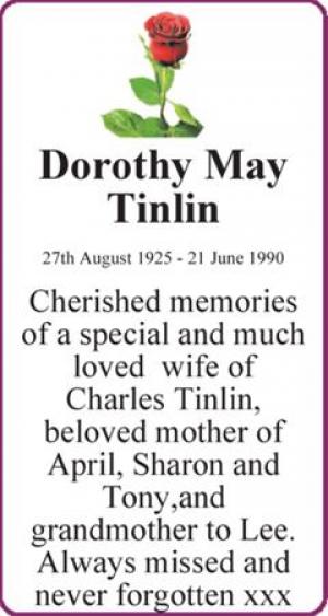 Dorothy May Tinlin