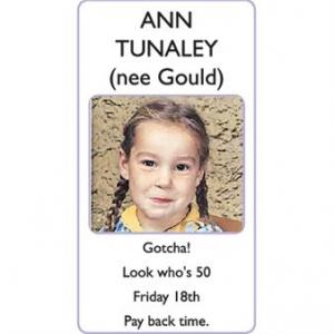 ANN TUNALEY (nee Gould)