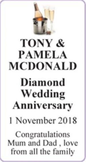 TONY & PAMELA MCDONALD