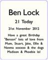 Ben Lock